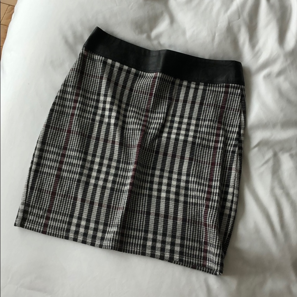 Gingham skirt